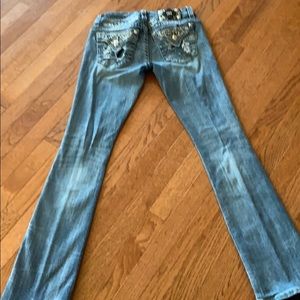 Miss Me jeans size 27 slim boot cut